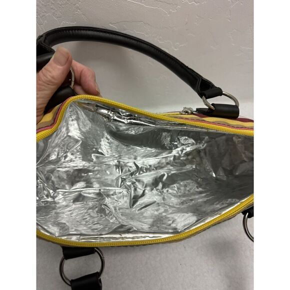 Primeware Multicolor Striped Insulated Double Handle Wine Cooler Bag‎ - Picture 5 of 6